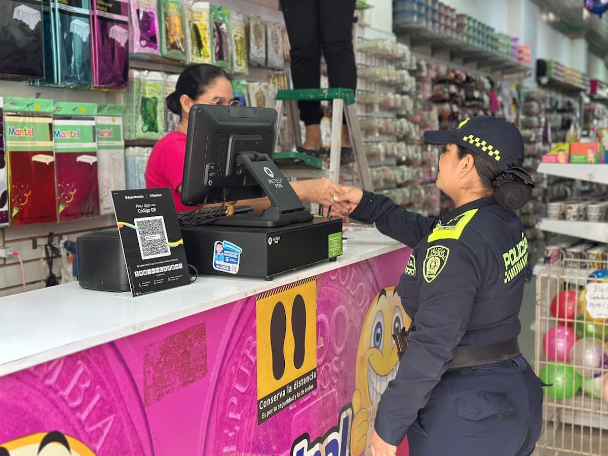 Campaña de la policía “Red de Tiendas Seguras” llegó a Magangué- Bolívar