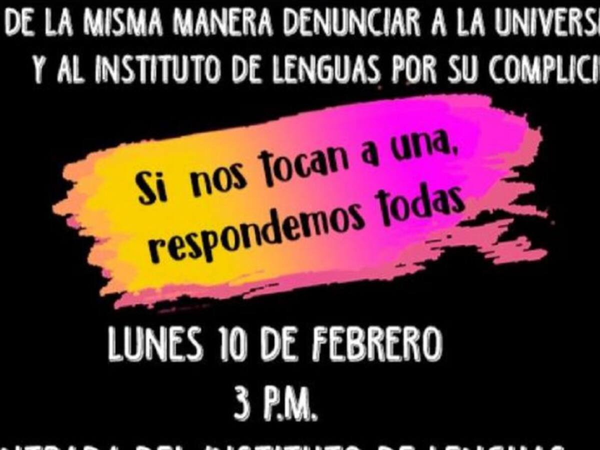 Plantón en la UIS contra acosadores