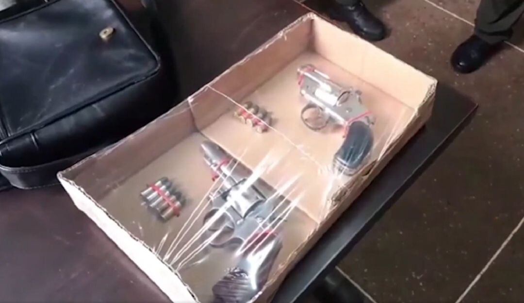 Armas incautadas en operativos