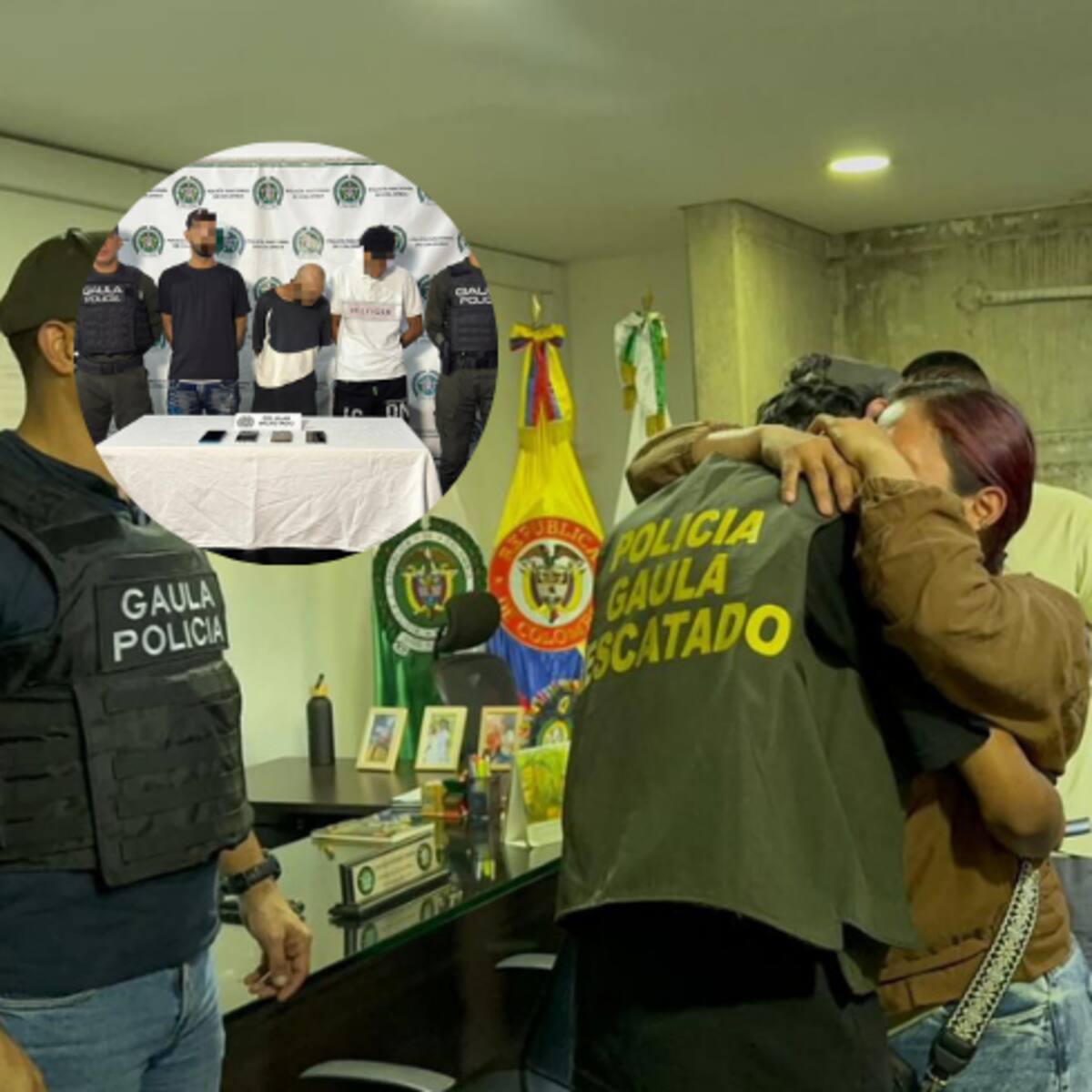 En Medellín, un menor fue rescatado de tres captores que pedían $10 millones por su liberación