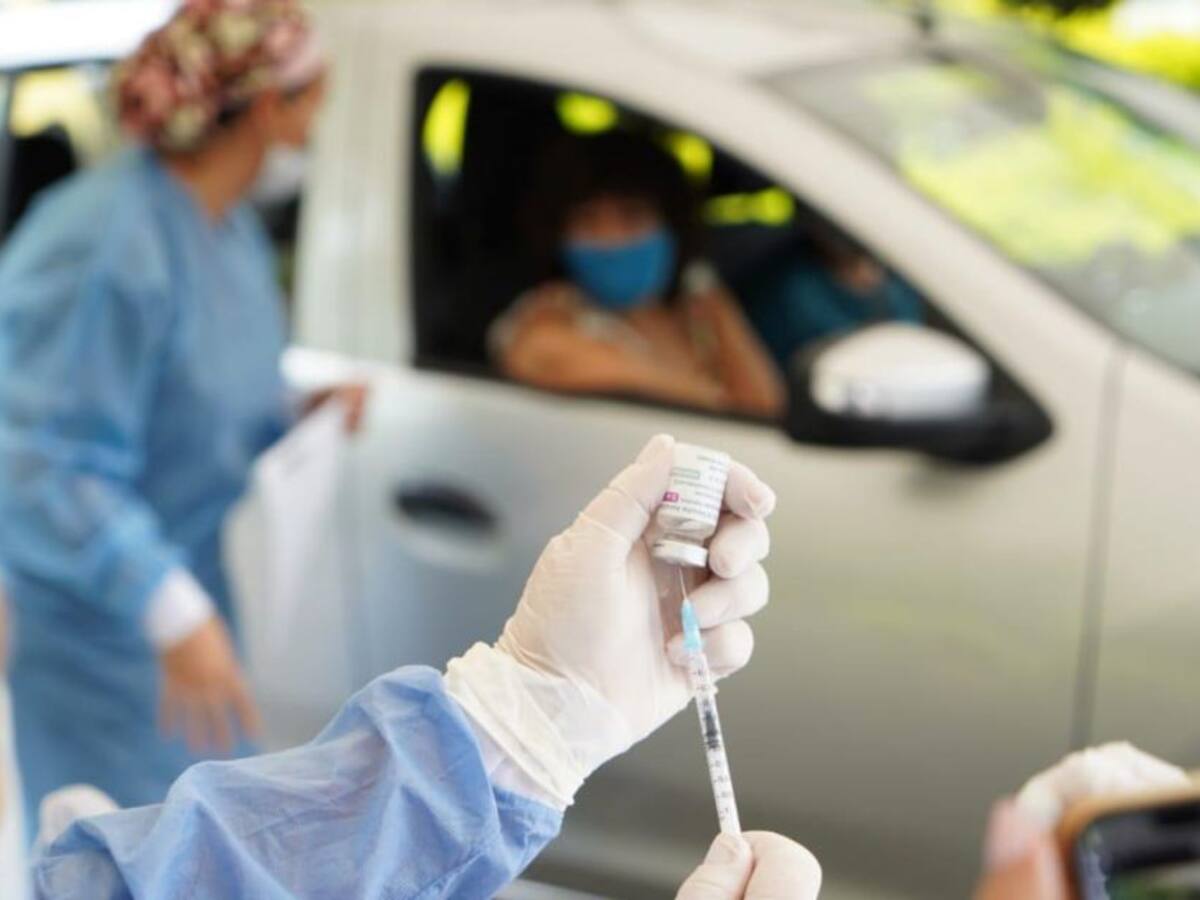 Habilitan punto de vacunación sobre ruedas en Piedecuesta