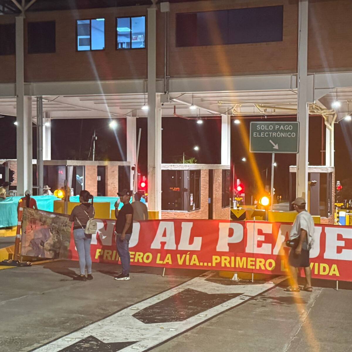 Diecisiete días de protesta pacífica: comunidad rechaza nuevo peaje en San Luis de Gaceno