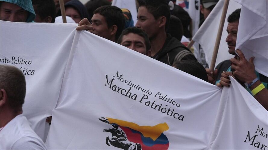 Marcha Patriótica. Foto: Colprensa