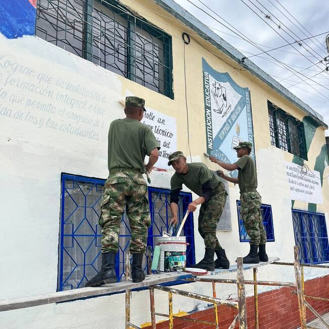 Institución Educativa Nuestra Señora del Carmen de Susacón / Foto: Cortesía