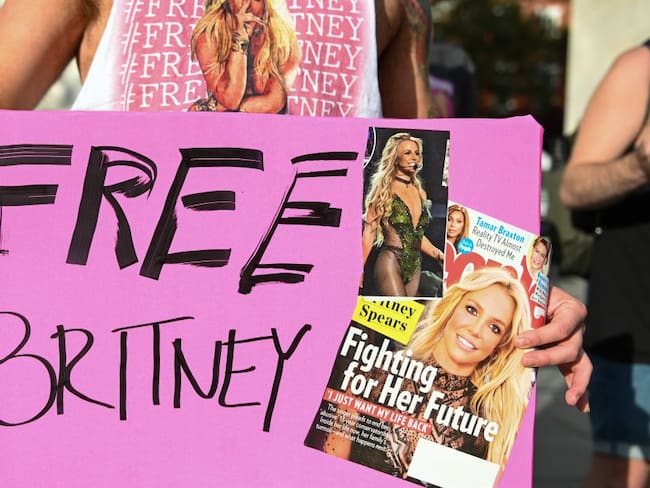 Manifestaciones a favor de Britney Spears.
