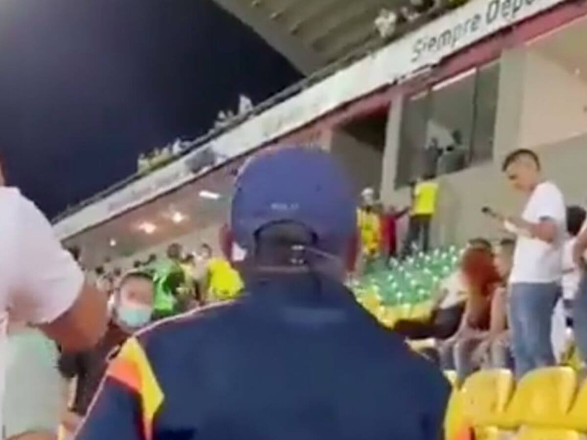 Video: Los insultos al presidente de Millonarios en Bucaramanga