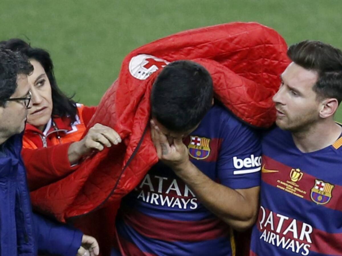 Luis Suárez sufre rotura del bíceps femoral y tendría un mes de incapacidad