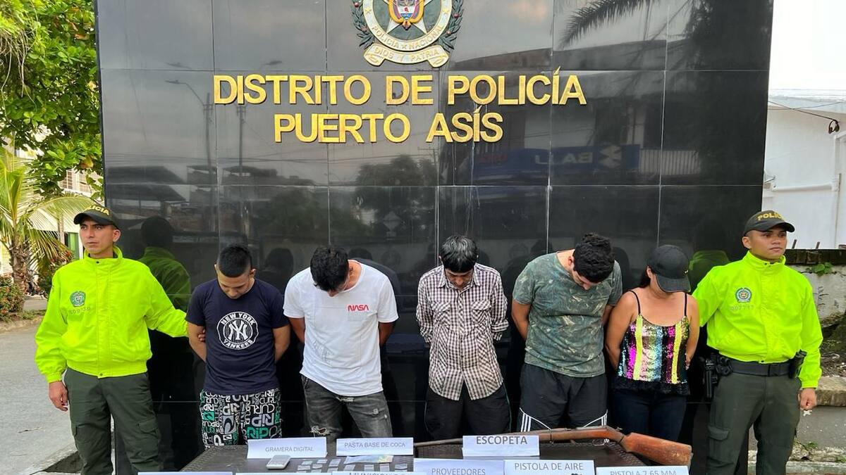 En Putumayo desarticulan grupo delincuencial autodenominados “Los Socios”