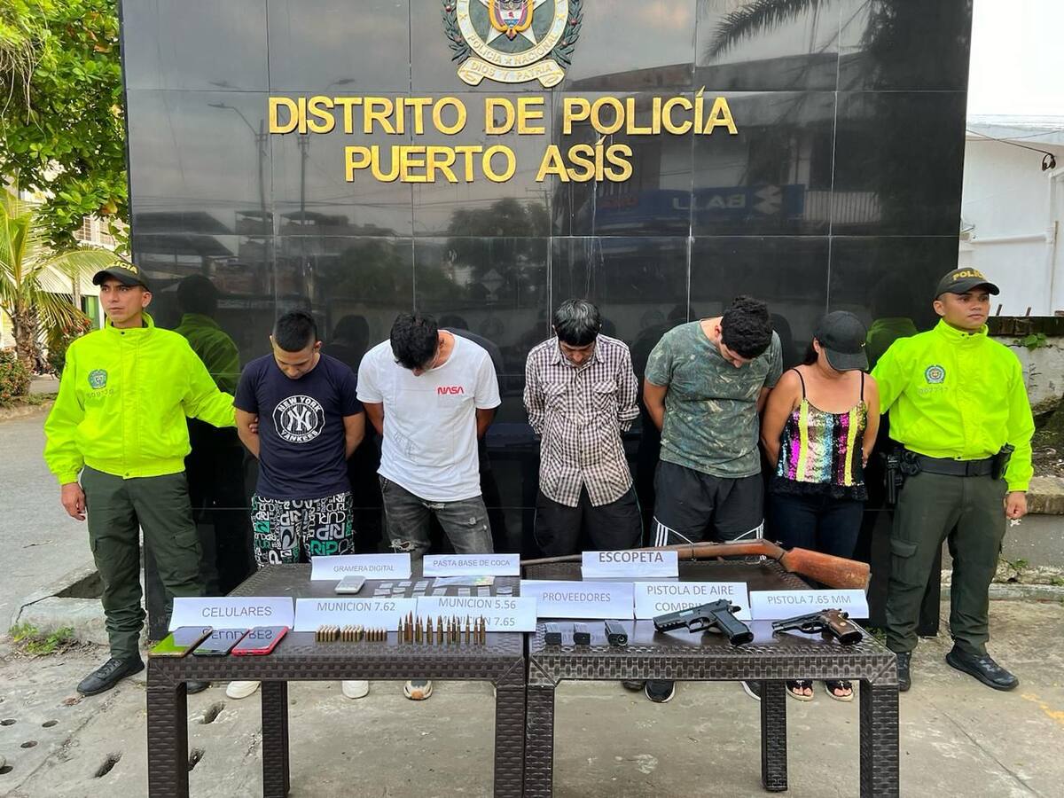 En Putumayo desarticulan grupo delincuencial autodenominados “Los Socios”