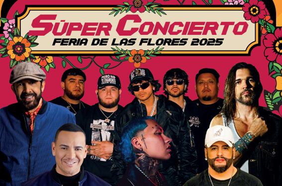 SUPER CONCIERTO FERIA DE LAS FLORES 2025 CORTESIA DIOMAR GARCIA