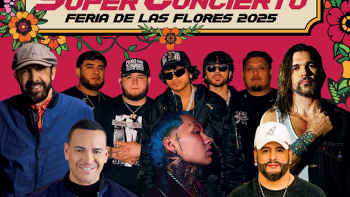 Juan Luis Guerra, Juanes y más estrellas brillarán en el Súper Concierto de la Feria de las Flores 2