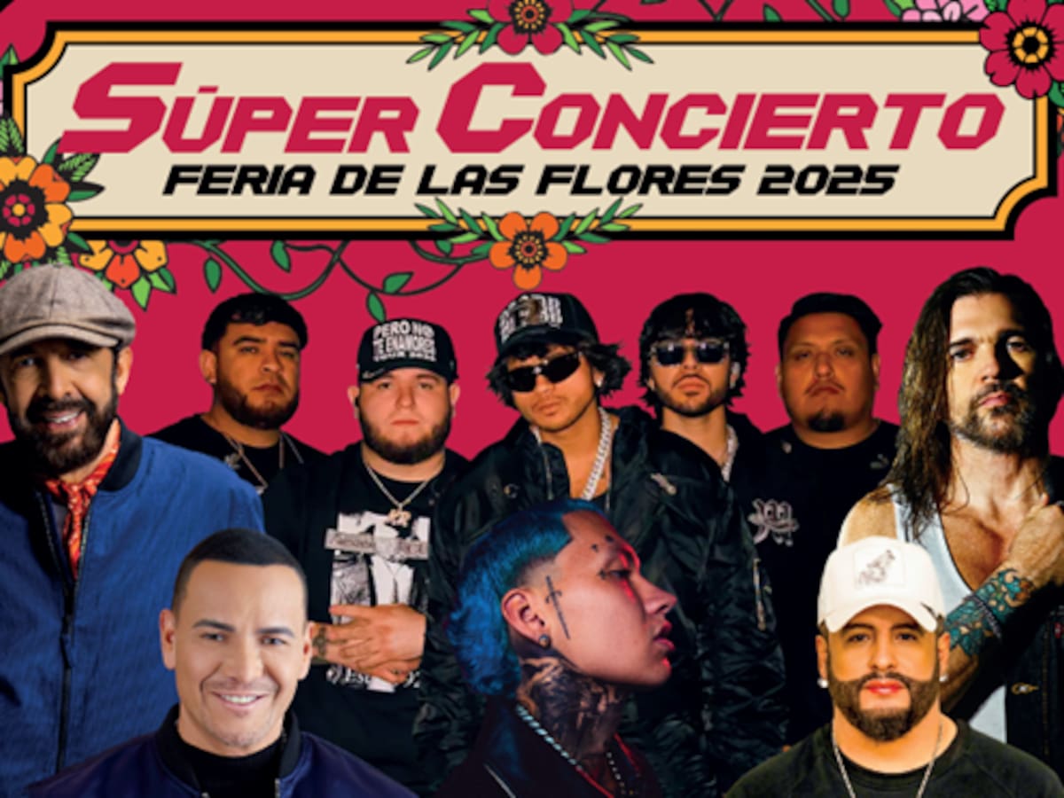 Juan Luis Guerra, Juanes y más estrellas brillarán en el Súper Concierto de la Feria de las Flores 2