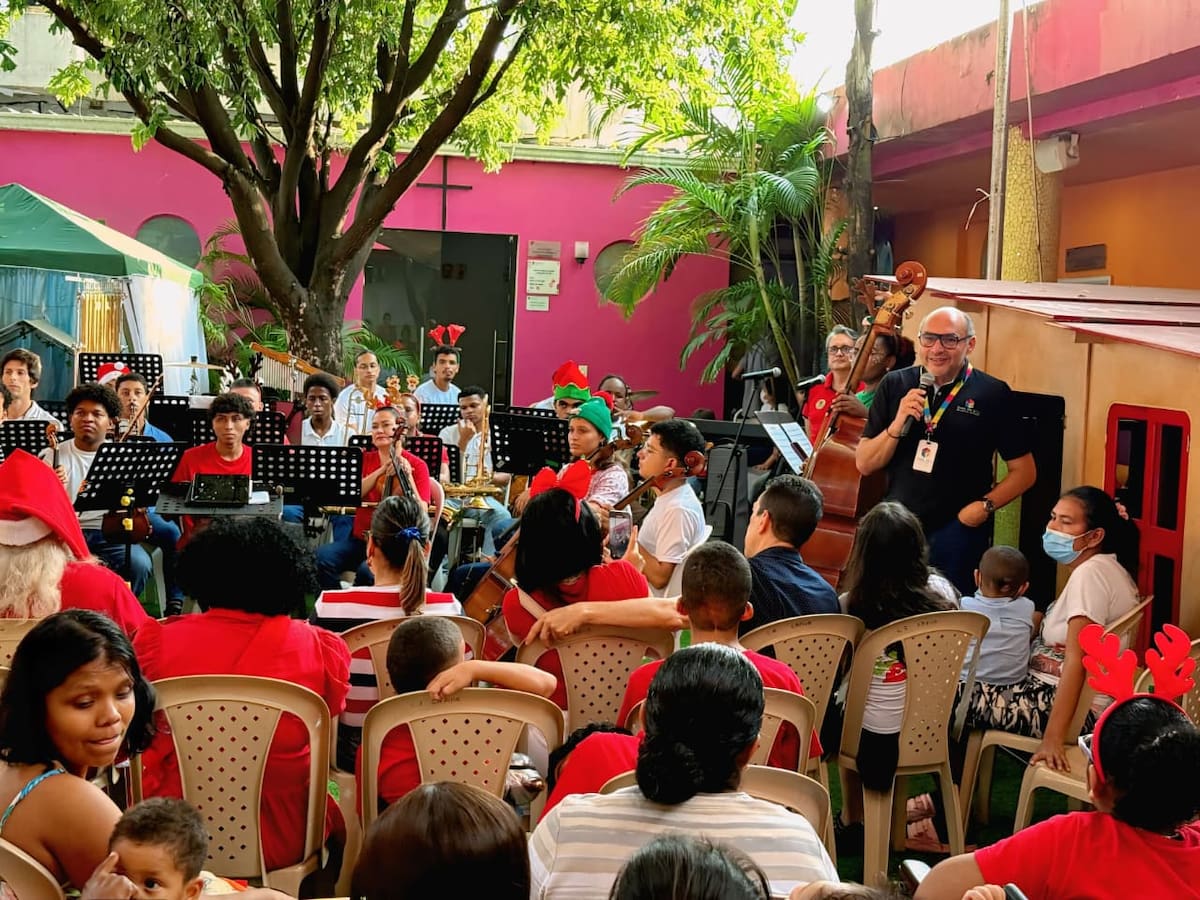 Concierto de Navidad con la Orquesta Sinfónica de Bolívar en Casa del Niño