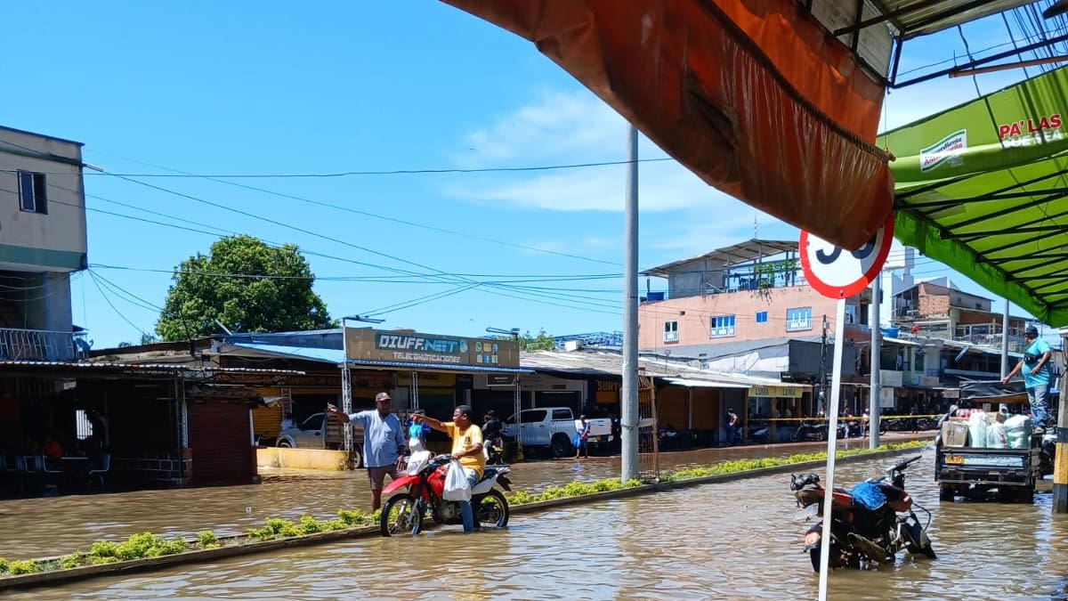 Fuerte aguacero ocasionó nuevas inundaciones en El Bagre: 3.000 personas están afectadas
