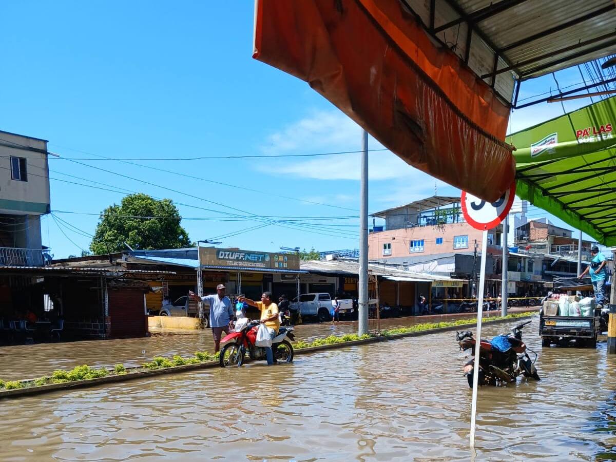 Fuerte aguacero ocasionó nuevas inundaciones en El Bagre: 3.000 personas están afectadas