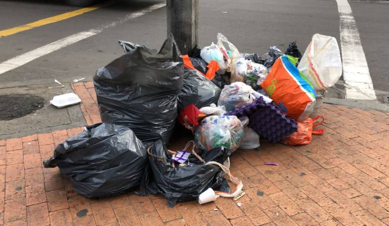 Basura en Bogotá