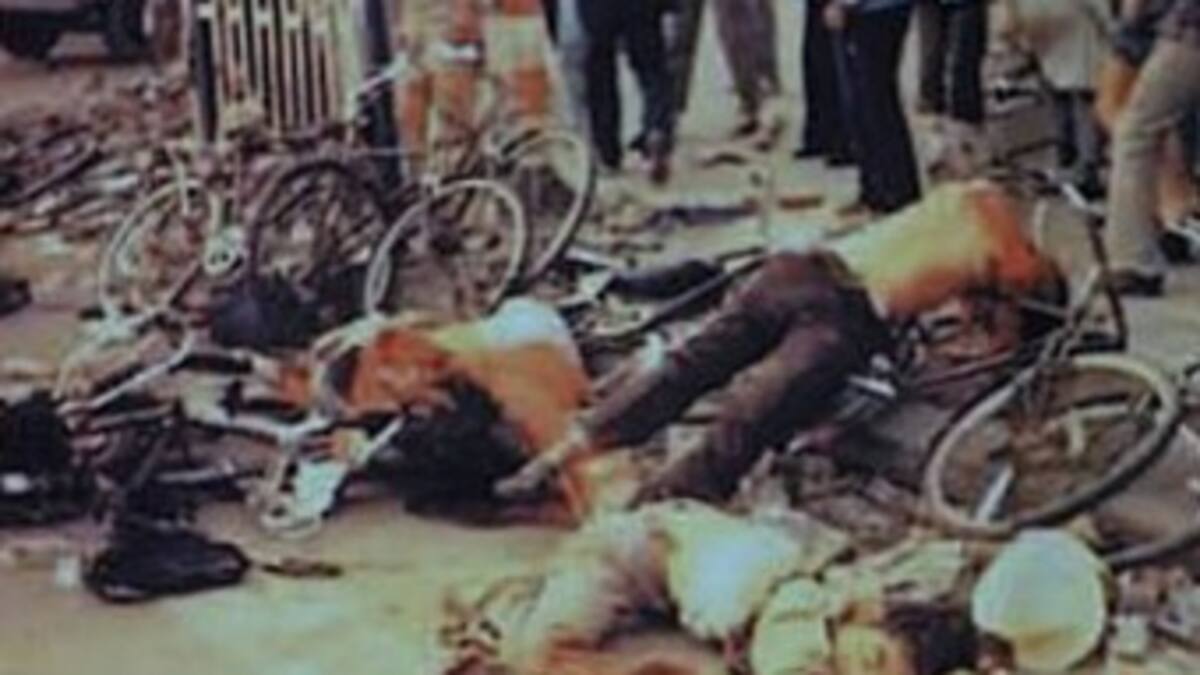 Foto inédita muestra 'lo que pasó en Tiananmen'