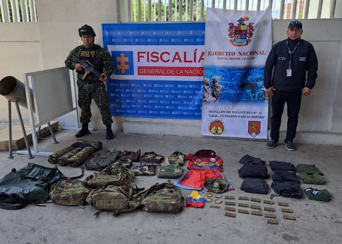 Ejército incautó material de guerra en zona rural de Arboledas - Foto: Ejército Nacional