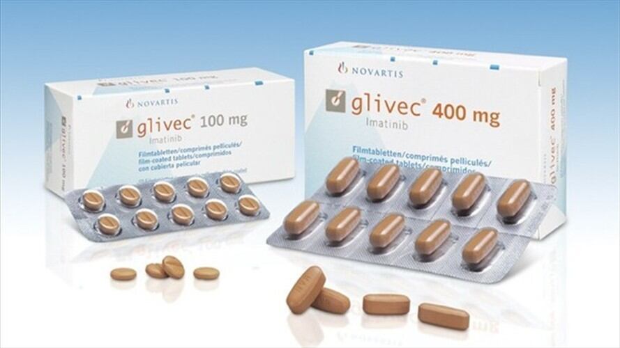 Medicamento contra el cáncer Imatinib-Glivec - Imagen de referencia. Foto: