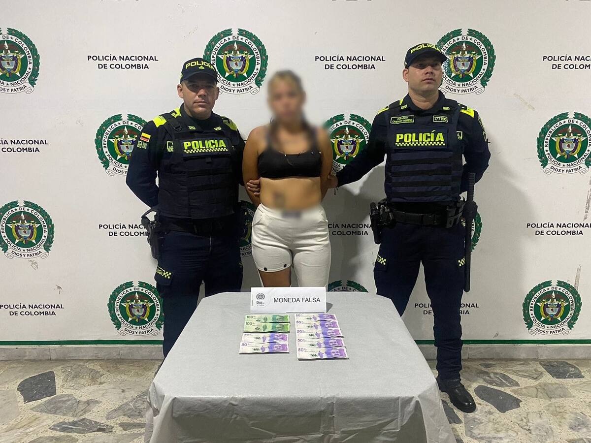 Mujer fue capturada por comprar en tiendas de Ibagué con billetes falsos