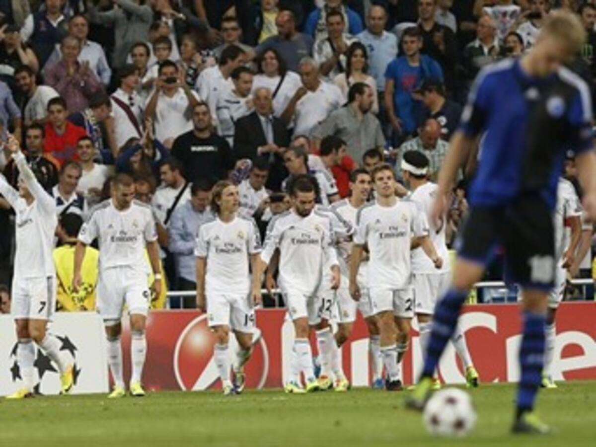 Real Madrid resolvió fácil el juego ante Copenhague