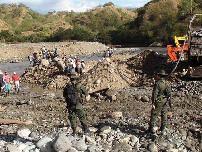 Cierran minas en las que se producían 30 kilos de oro diarios en Cauca. / Imagen de referencia. Foto: Colprensa