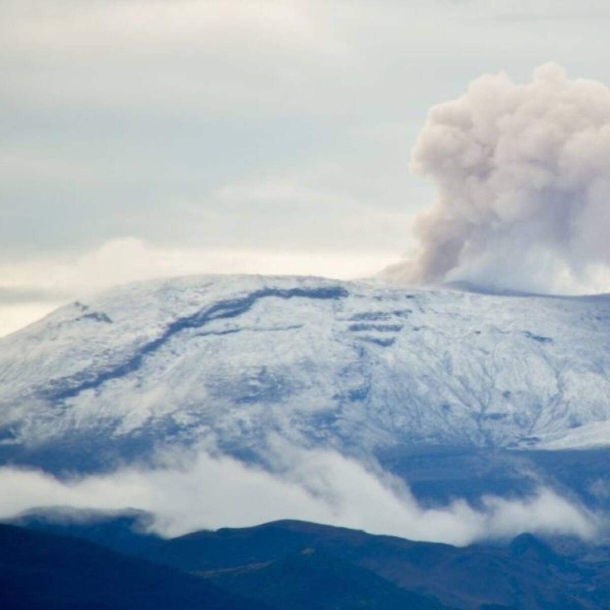 Nivel de actividad amarillo del volcán no representa amenaza para Manizales