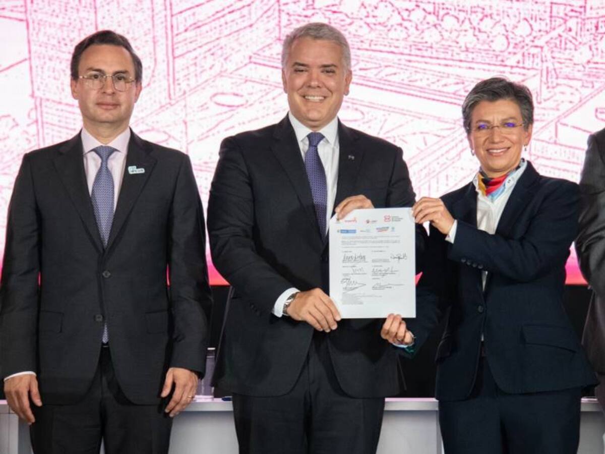 Duque asegura que no dejará cheques "chimbólicos" para el metro de Bogotá