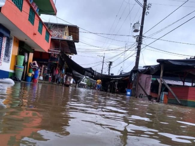 Tres barrios y dos veredas de Tierralta inundados por lluvias