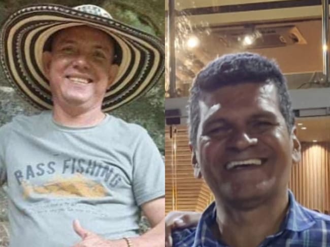 Alonso Quintero y Édgar Zambrano, secuestrados en el Carmen de Tonchalá / Foto: Cortesía