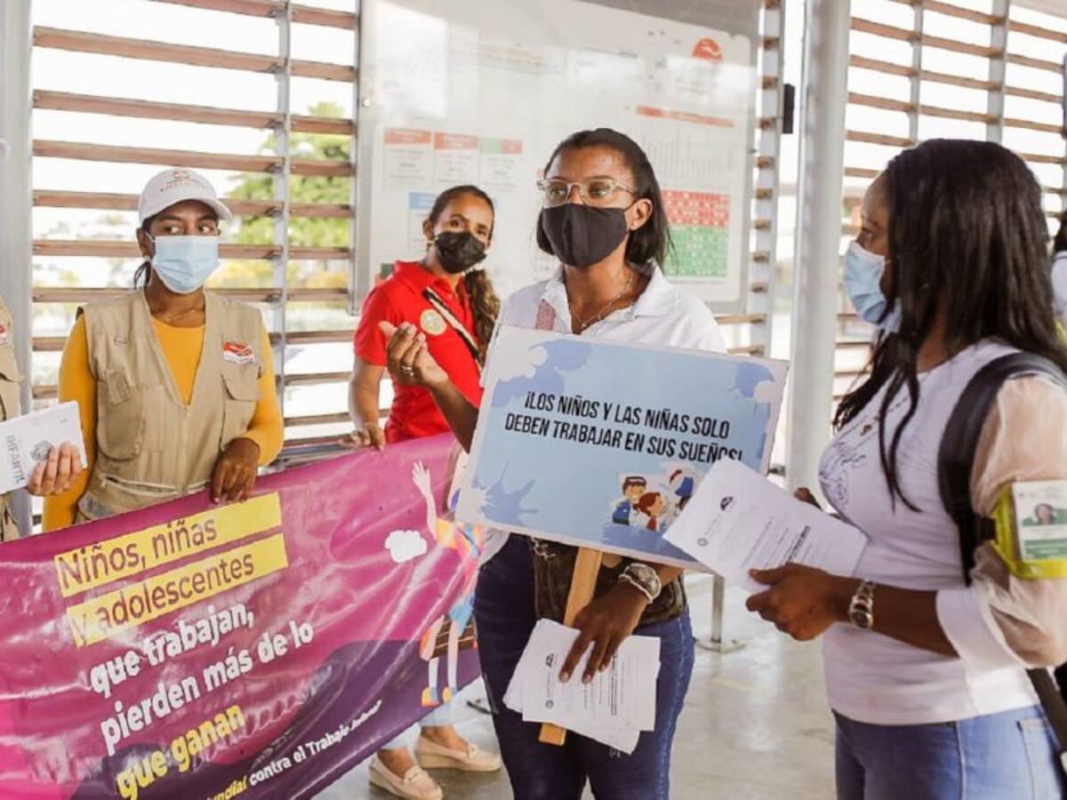 Alcaldía de Cartagena lideró sensibilización contra el trabajo infantil