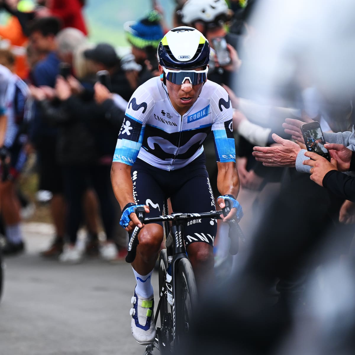 Nairo Quintana reveló las grandes heridas que sufrió tras caída en la Vuelta a Burgos