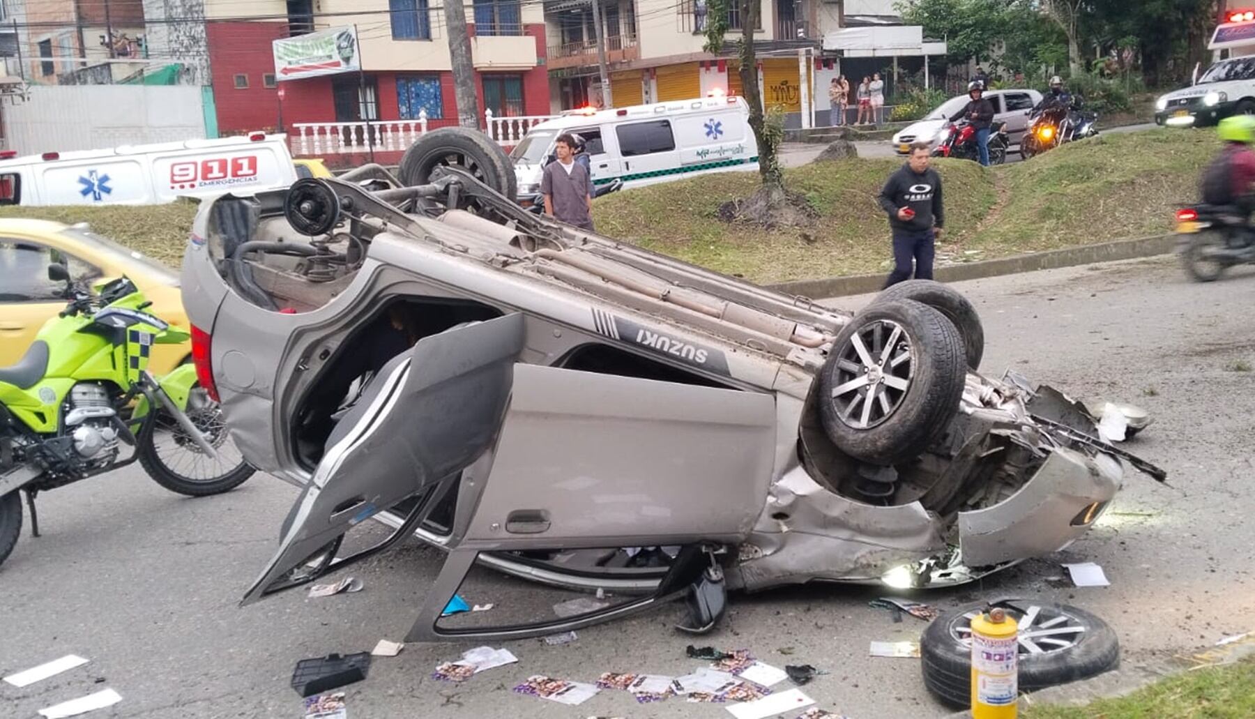 Accidente de tránsito en Ibagué