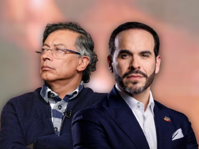 Gustavo Petro y Abelardo de la Espriella. Fotos: Suministradas.