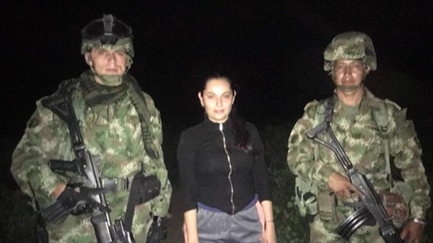 Liberación de la abogada Melissa Trillos. Foto: Secretaría de Gobierno Departamental