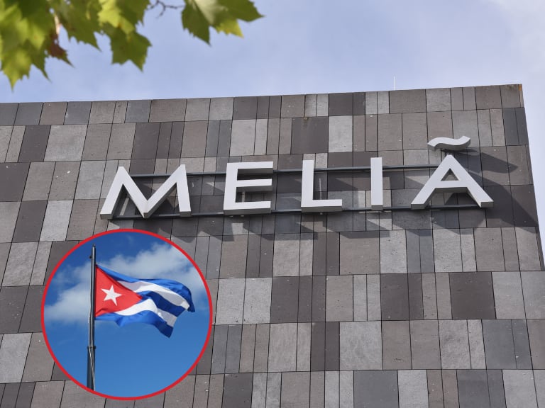 Imagen de referencia | Sede Hotel Melía - Bandera de Cuba: Getty Images.