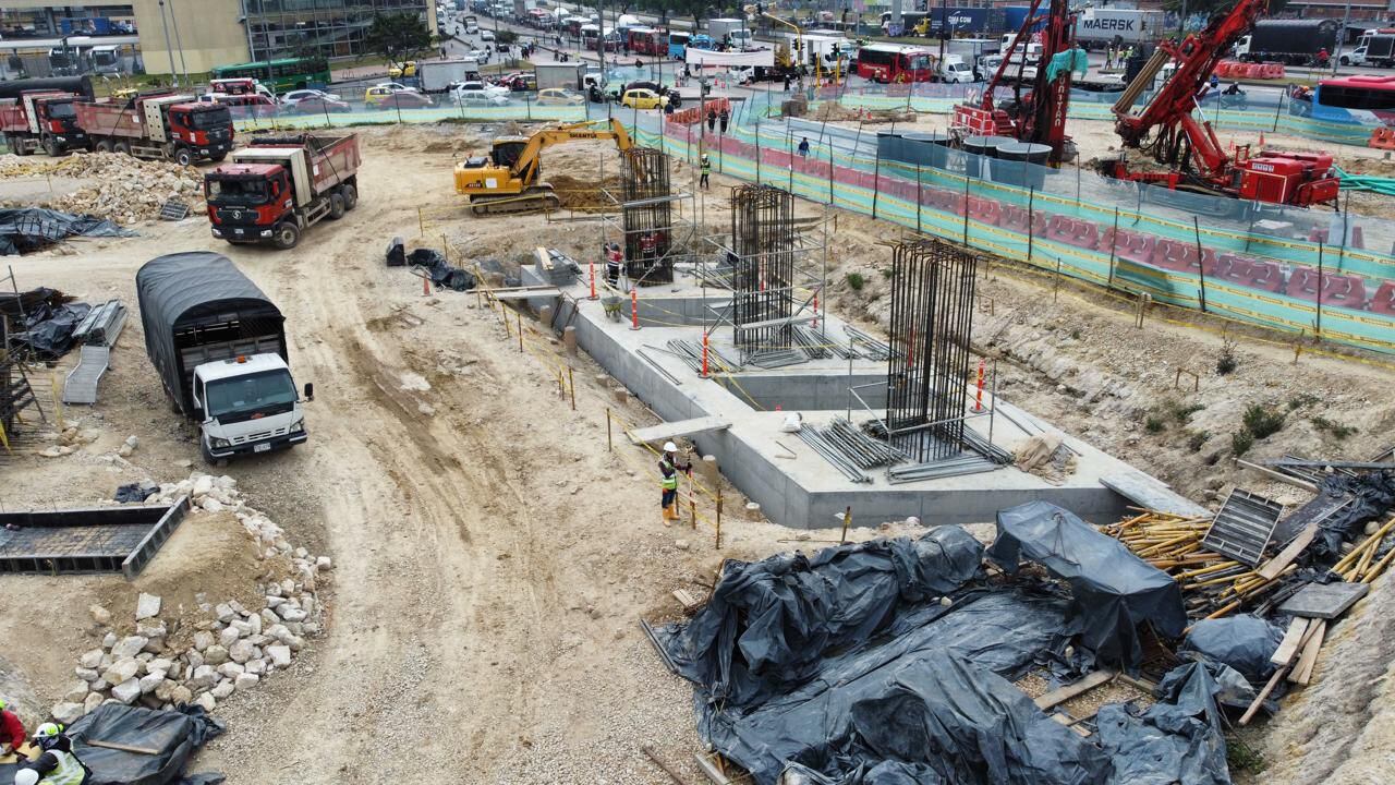 Obras del IDU en el sur de Bogotá.