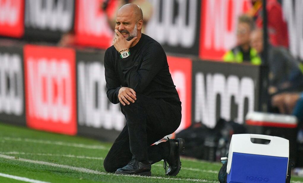 Pep Guardiola, entrenador del Manchester City (Photo by Dave Howarth - CameraSport via Getty Images)