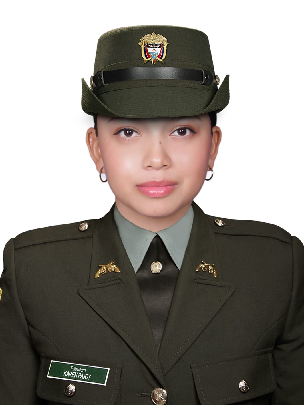 La patrullera llevaba 2 años, 7 meses y 7 días en la Policía. Foto Policía Huila.