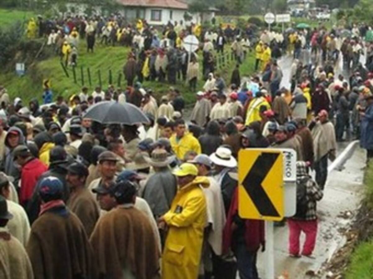 Suspenden negociaciones entre Gobierno y campesinos de Cundinamarca