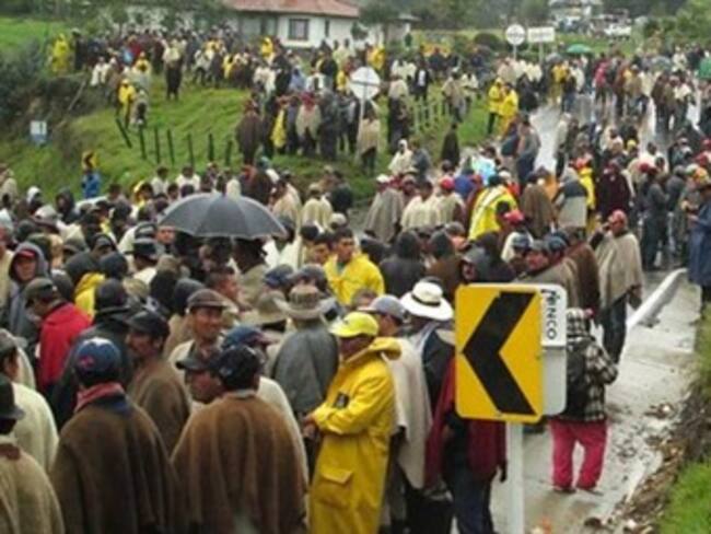 Suspenden negociaciones entre Gobierno y campesinos de Cundinamarca