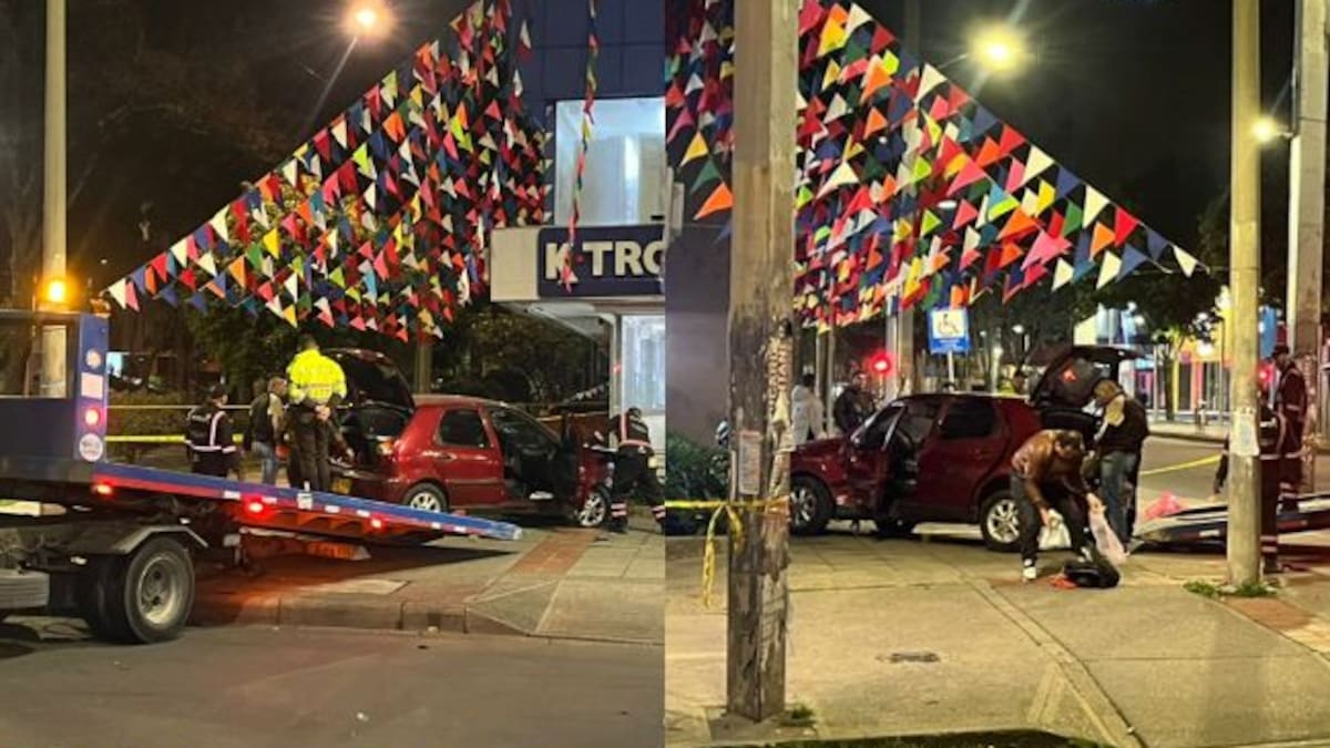 Grave accidente de tránsito en Bogotá: una persona falleció y un vehículo impactó un almacén