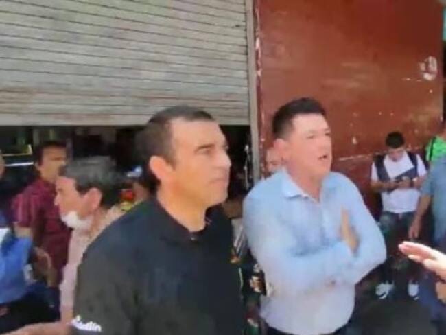 Equipo periodístico de Telemedellín agredido