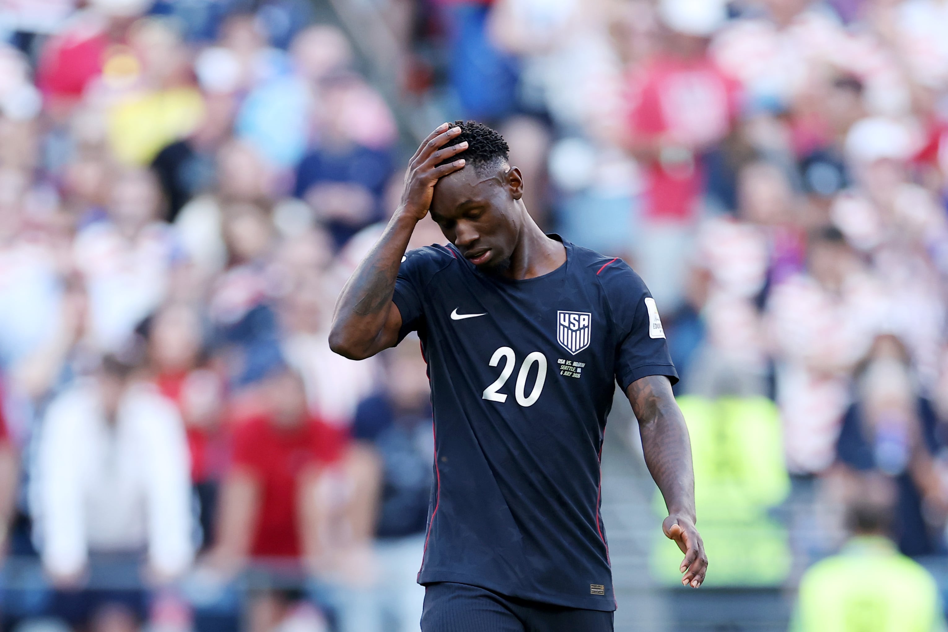 Balogun, a quien se le anuló la roja en el Mundial 2026, confiesa que la decisión perjudicó a USA. (Photo by Sarah Stier - FIFA/FIFA via Getty Images)