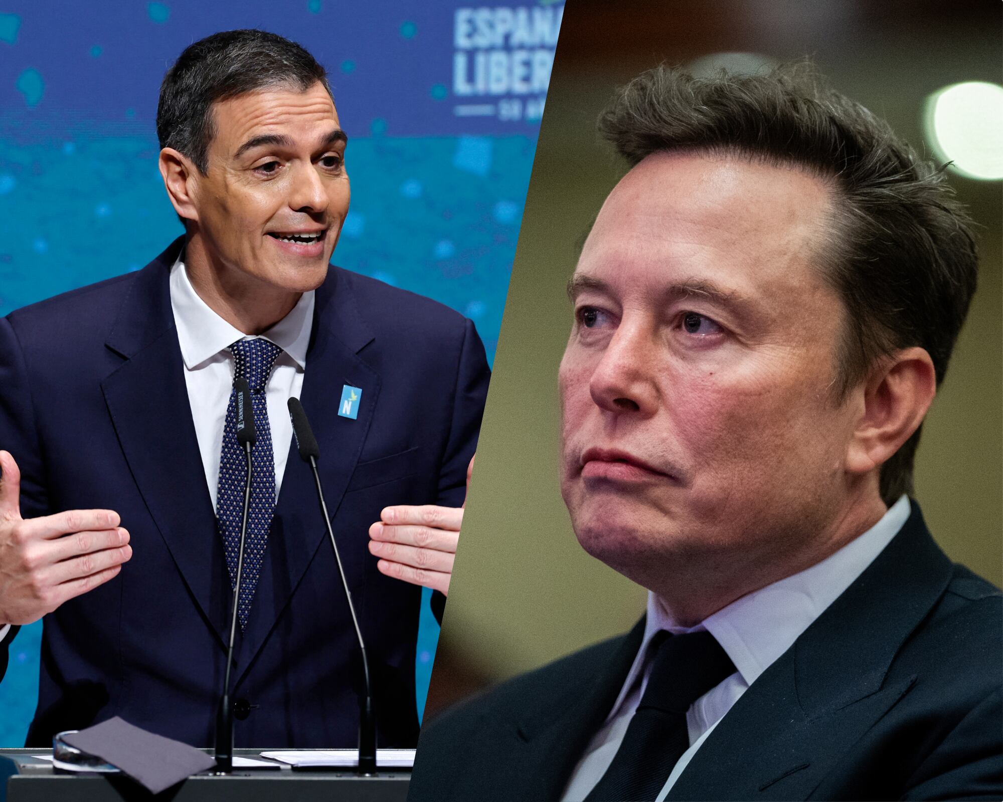 El presidente del gobierno español criticó al dueño de Tesla por “azuzar el odio” en la Unión Europea.
(Foto: Caracol Radio / Getty )