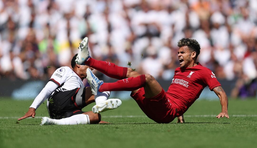Luis Díaz fue titular y estuvo 77 minutos en el campo de juego en el estreno del Liverpool en la Premier League.