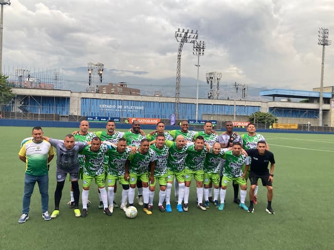 Selección senior master Caldas en el campeonato intercomunas en Medellín. Foto suministrada.