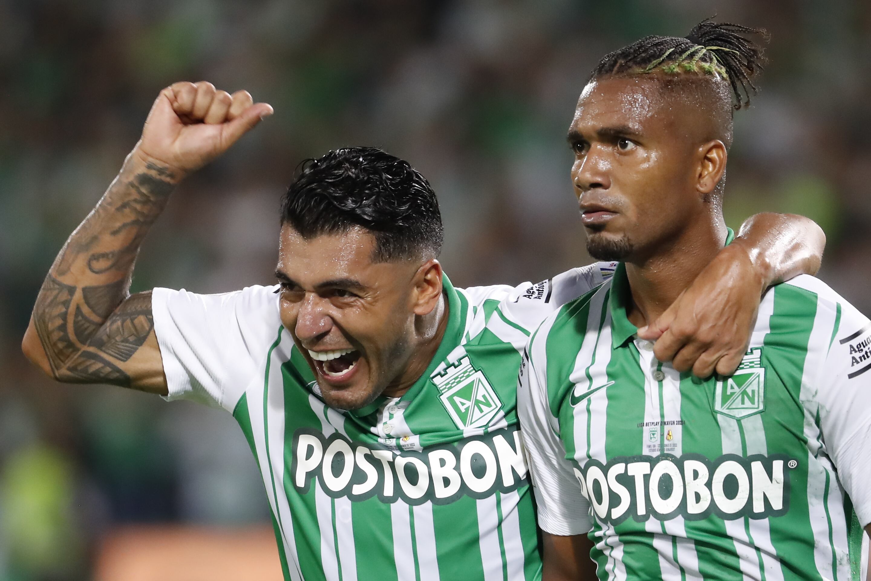 Jefferson Duque marcó el gol de la victoria para Atlético Nacional.