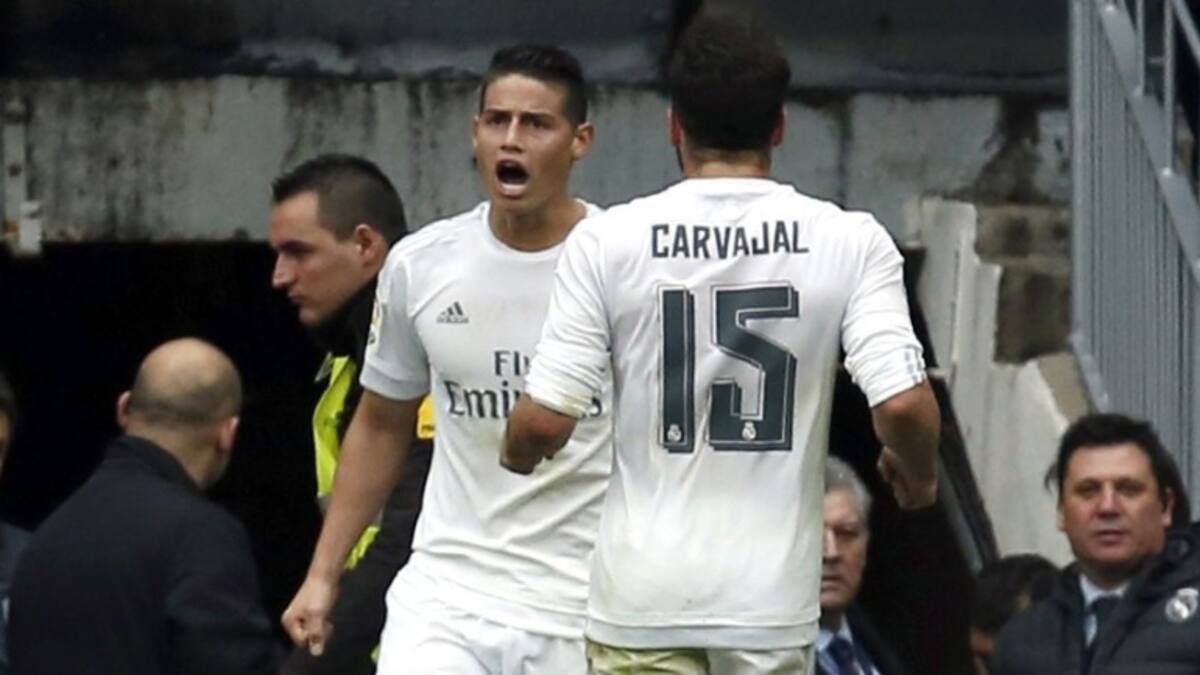 James se apunta golazo en la victoria del Real Madrid sobre el Athletic