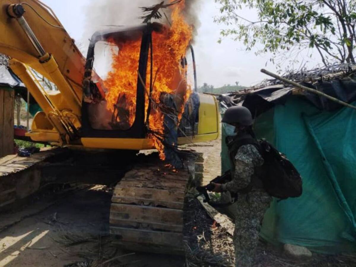 19 ciudadanos chinos capturados en campo de minería ilegal en Bolívar